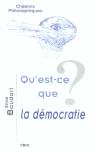Qu'Est-Ce Que La Démocratie ?
