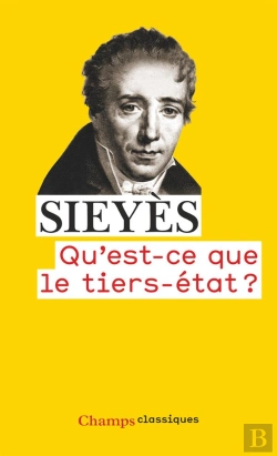 Bertrand.pt - Qu'Est-Ce Que Le Tiers-Etat ?