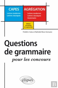 Bertrand.pt - Question De Grammaire Pour Les Concours ; Capes Agrégation