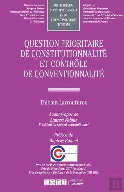 Bertrand.pt - Question Prioritaire De Constitutionnalité Et Contrôle De Conventionnalité (Tome 158)