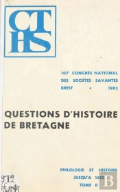 Questions D Histoire De Bretagne Actes Des