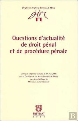Bertrand.pt - Questions D'Actualite De Droit Penal Et De Procedure Penale