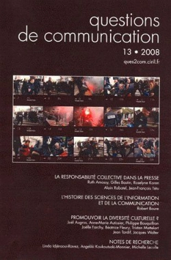 Bertrand.pt - Questions De Communication : Questions De Communication, Tome 13 ; La Responsabilité Collective Dans La Presse