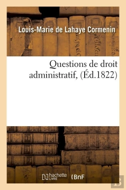 Bertrand.pt - Questions De Droit Administratif Edition 1822