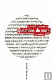 Questions De Mots : Entretiens
