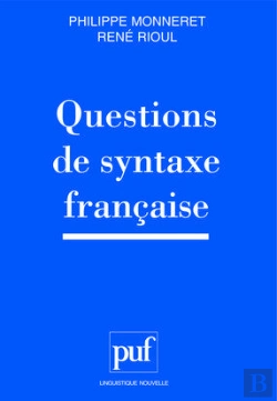 Bertrand.pt - Questions De Syntaxe Française