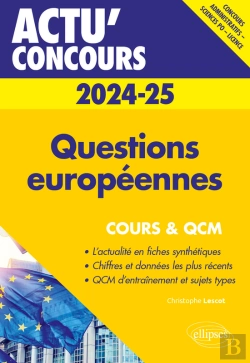 Bertrand.pt - Questions Européennes 2024-2025 - Cours Et Qcm