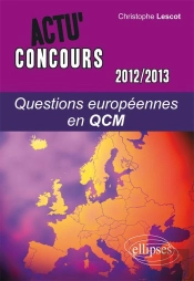 Questions Europeennes En Qcm 2012-2013