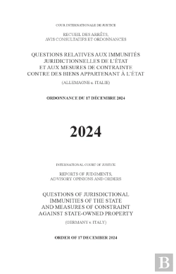 Bertrand.pt - Questions Of Jurisdictional Immunities Of The State And Measures Of Constraint Against State-Owned Property (Germany V. Italy)