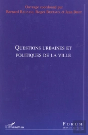 Questions Urbaines Et Politiques De La Ville