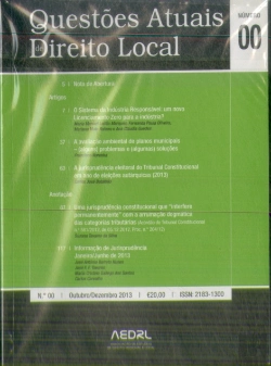 Bertrand.pt - Questões Atuais de Direito Local de 2014 (N.º 00 ao 04)