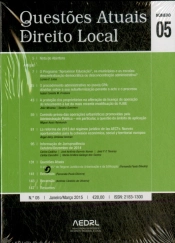 Questões Atuais de Direito Local de 2015 (N.º 05 ao 08)