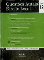 Questões Atuais de Direito Local de 2016 (N.º 09 ao 12)