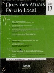 Questões Atuais de Direito Local de 2018 (N.º 17 ao 20)