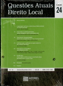 Bertrand.pt - Questões Atuais de Direito Local de 2019 (N.º 21 ao 24)