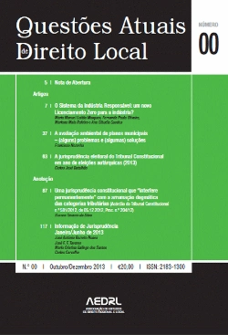 Bertrand.pt - Questões Atuais de Direito Local - N.º 00