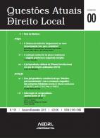 Questões Atuais de Direito Local - N.º 00