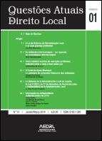 Questões Atuais de Direito Local - N.º 01