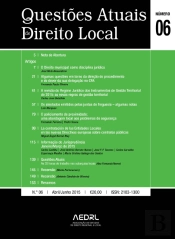 Questões Atuais de Direito Local N.º 06