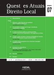 Questões Atuais de Direito Local N.º 07