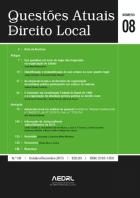 Questões Atuais de Direito Local N.º 08
