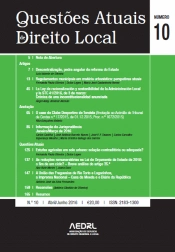 Questões Atuais de Direito Local N.º 10