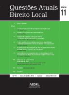 Questões Atuais de Direito Local N.º 11