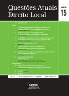 Questões Atuais de Direito Local N.º 15