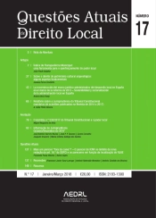 Questões Atuais de Direito Local N.º 17