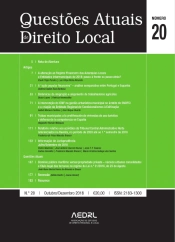 Questões Atuais de Direito Local N.º 20