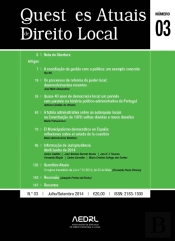 Questões Atuais de Direito Local N.º 3