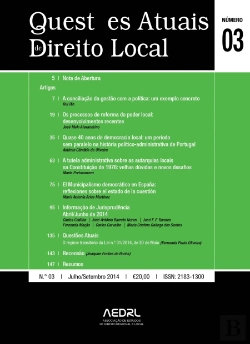 Bertrand.pt - Questões Atuais de Direito Local N.º 3