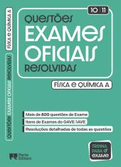 Questões de Exames Oficiais Resolvidas - Física e Química A - 10.º e 11.º anos