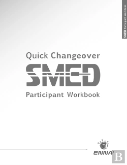 Bertrand.pt - Quick Changeover: Participant Workbook