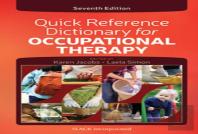 Quick Reference Dictionary For Occupational Therapy