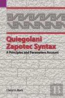 Quiegolani Zapotec Syntax