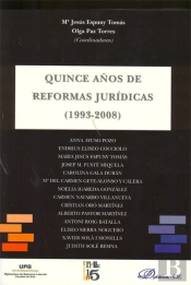 Quince Años De Reformas Jurídicas (1993-2008)