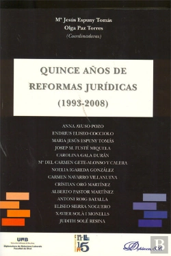 Bertrand.pt - Quince Años De Reformas Jurídicas (1993-2008)