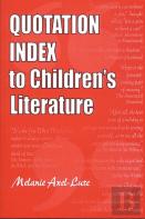 Quotation Index To Children'S Literature