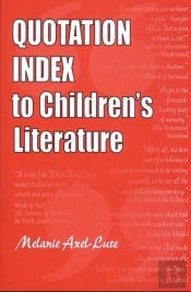 Quotation Index To Children'S Literature