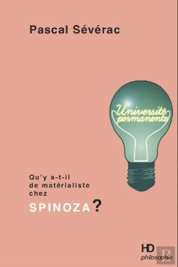 Bertrand.pt - Qu'Y A-T-Il De Materialiste Chez Spinoza?