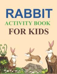 Rabbit Activity Book For Kids