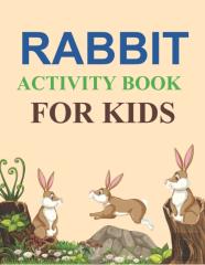 Rabbit Activity Book For Kids