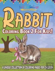 Rabbit Coloring Book 2 For Kids! A Unique Collection Of Coloring Pages For Children