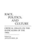 Race, Politics, And Culture