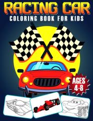 Racing Car Coloring Book For Kids