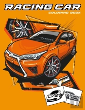 Racing Car Coloring Book