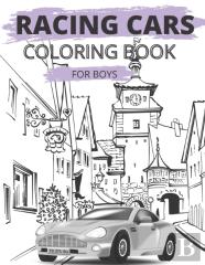 Racing Cars Coloring Book For Boys