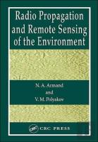 Radio Propagation And Remote Sensing Of The Environment