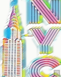 Bertrand.pt - Rainbow Chrysler Building Writing Drawing Journal